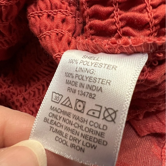 Hint of Blush Crop Peasant Flare Ruffle Sleeve Boho Top - Picture 8 of 8